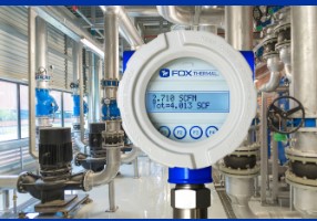 Fox Thermal flow meters can be configured for high accuracy in emissions monitoring applications